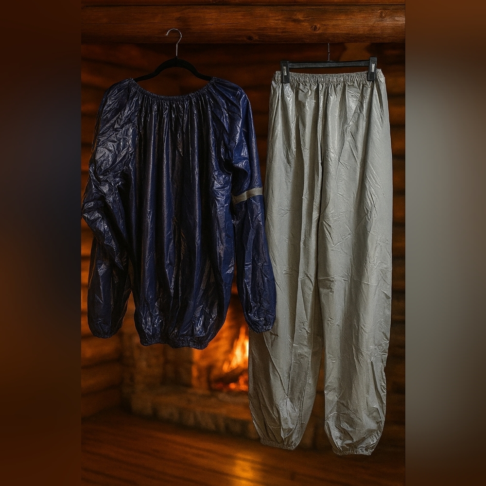 NEW Stylish Navy and Gray Women's Suana Jumpsuit, 2 pc Set